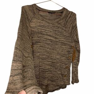 Sweet Wanderer Soft Knit Sweater w/ Side Buttons
